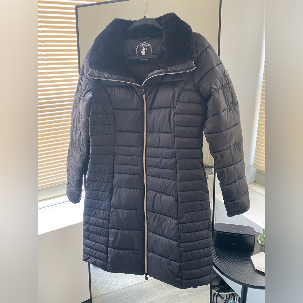 Save The Duck - Women's Black Puffer Coat - Size 1